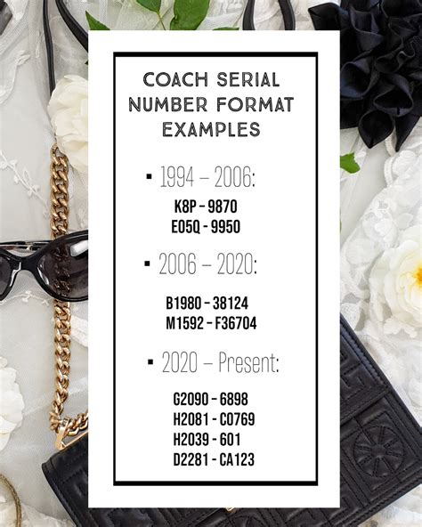 coach serial number guide